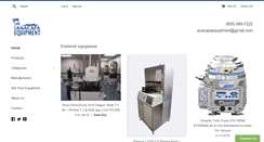 Desktop Screenshot of anacapaequipment.com